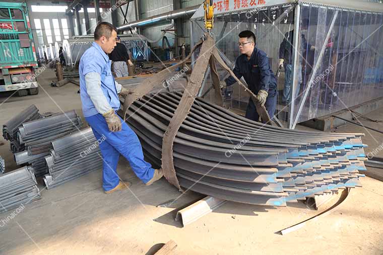 China Coal Group Sent T A Batch Of U-Shaped Steel Support o Heilongjiang Province