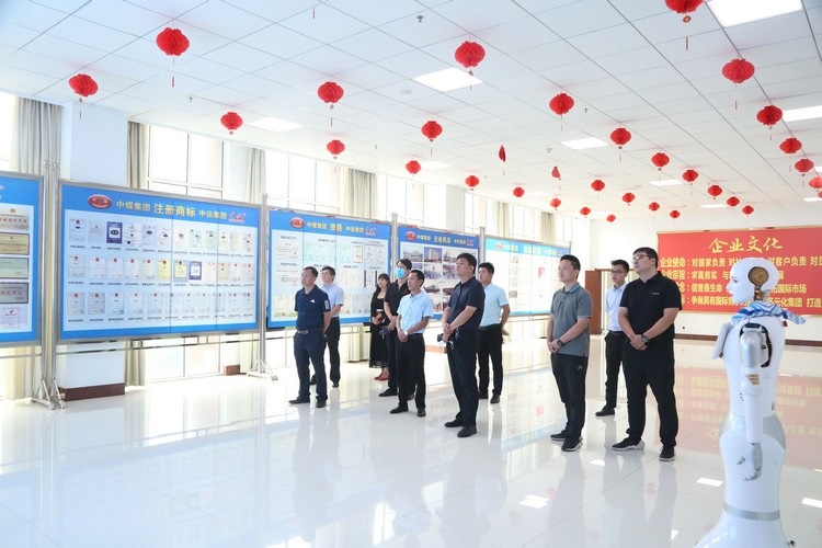 Warm Welcome Jining City Technical Education Group Leaders Visit China Coal Group Inspection Cooperation