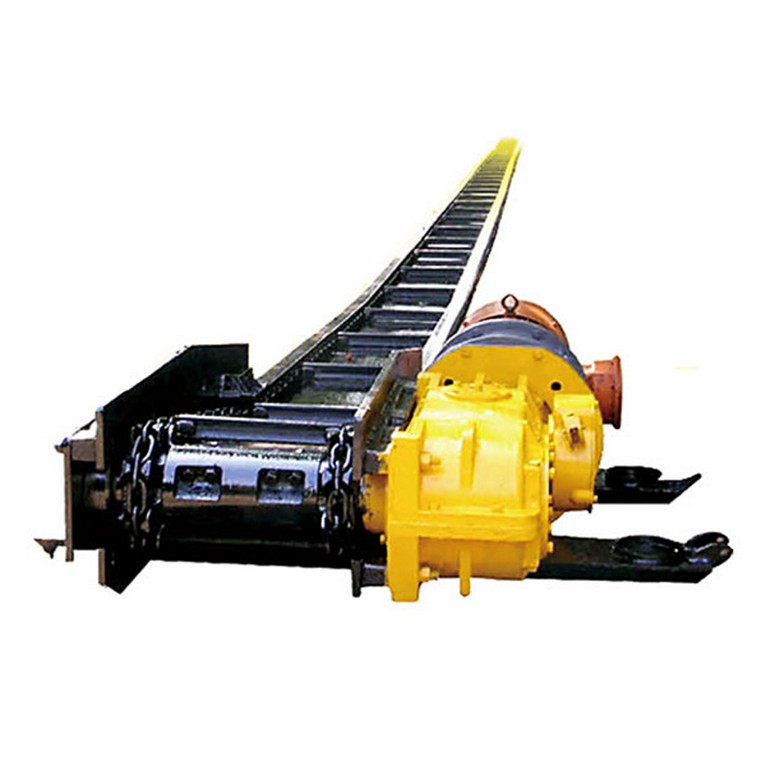Replacement of sprocket shaft set in chain scraper conveyor and maintenance of chain