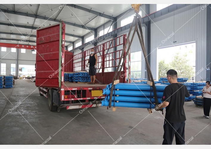 China Coal Group Sent A Batch Of Mining Single Hydraulic Props To Luliang, Shanxi