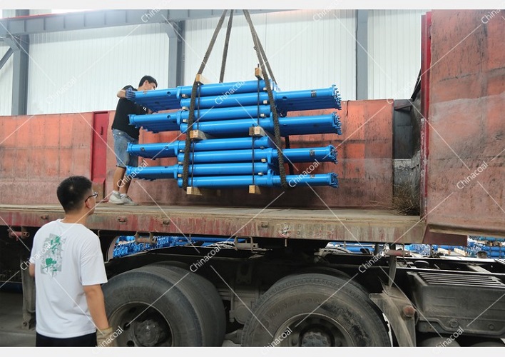 China Coal Group Sent A Batch Of Mining Single Hydraulic Props To Luliang, Shanxi