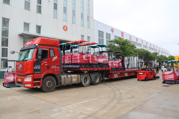 China Coal Group Sent A Batch Of Multi-Model Excavators To Singapore